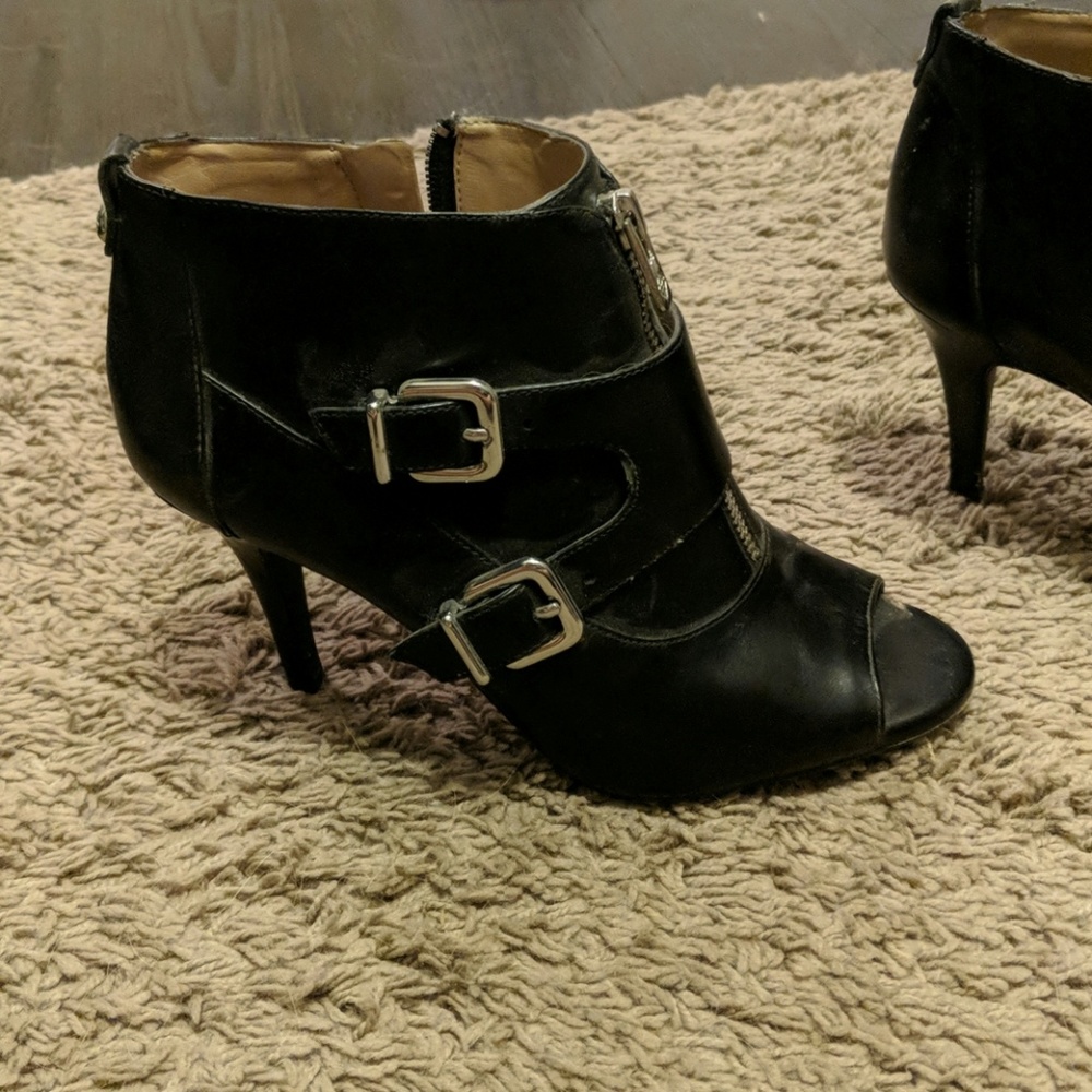 Cute open toed booties